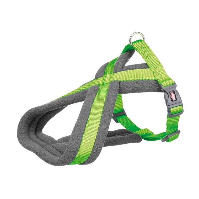 質感羊毛襯墊背帶-蘋果綠 L: 60-100 cm/25 mm