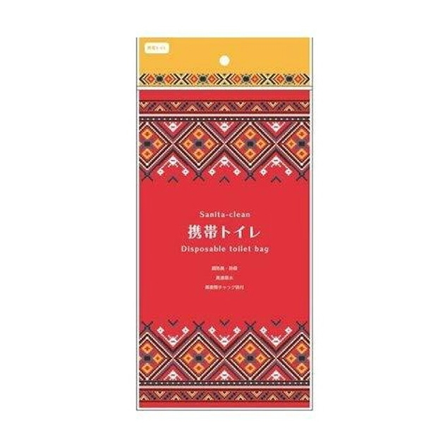 Sanitaclean 便攜式如廁袋(紅)