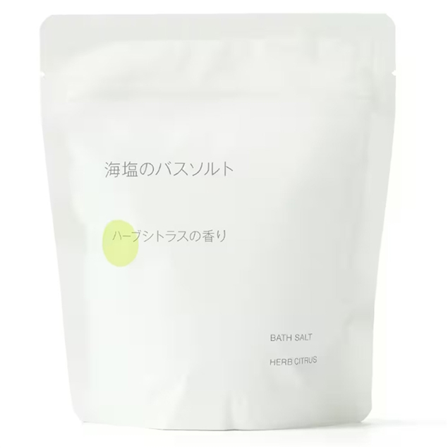 MUJI 無印良品海鹽浴鹽草本柑橘香味