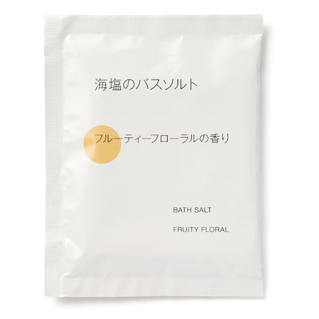 MUJI 無印良品海鹽浴鹽隨身包【果香花香】