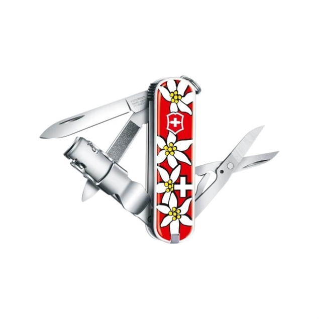 Nail Clip 580 8用 65mm 瑞士刀/軍刀-小白花