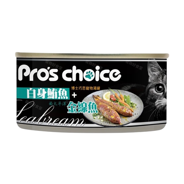 博士巧思貓湯罐-鮪魚+金線魚
