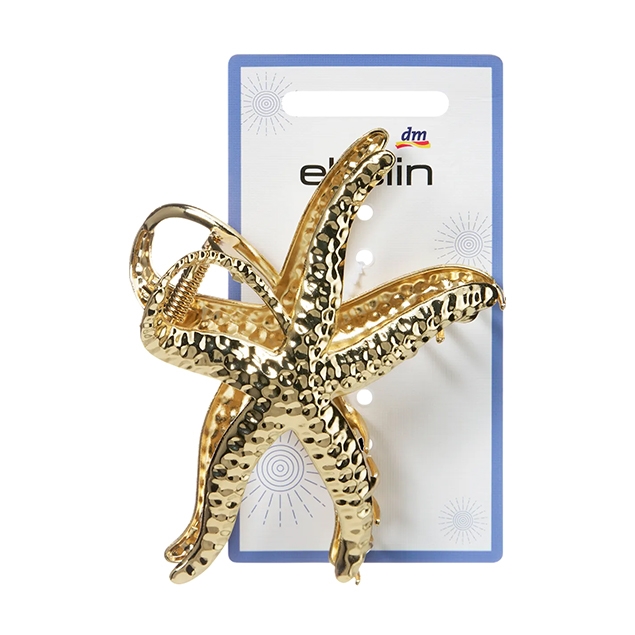 ebelin 金色海星髮夾