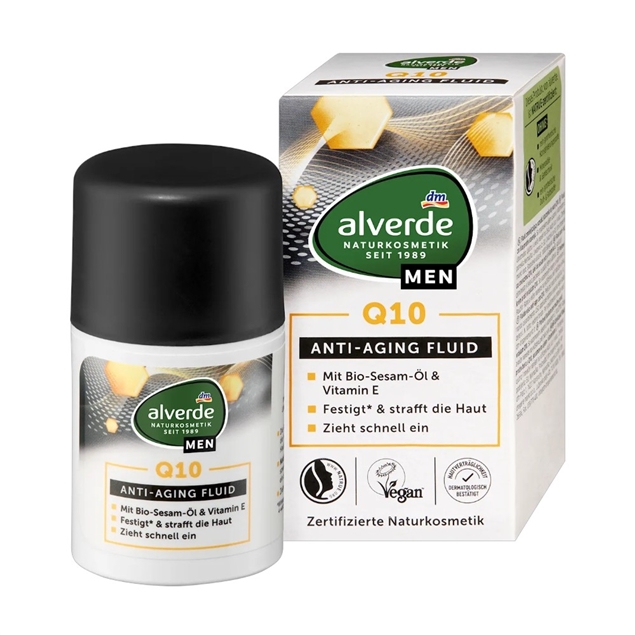 alverde 男士撫紋臉部精華液