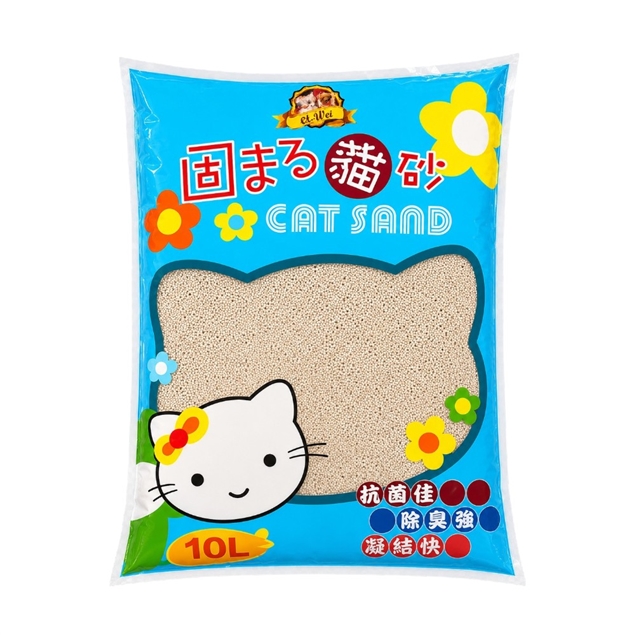 HAPPY CAT抗 菌除臭貓砂【細球砂】