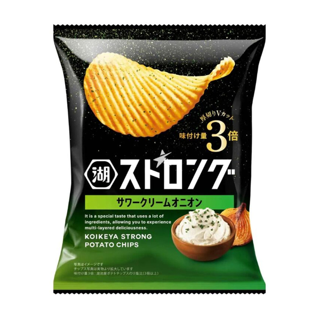 湖池屋 濃厚！厚切洋芋片-酸奶洋蔥