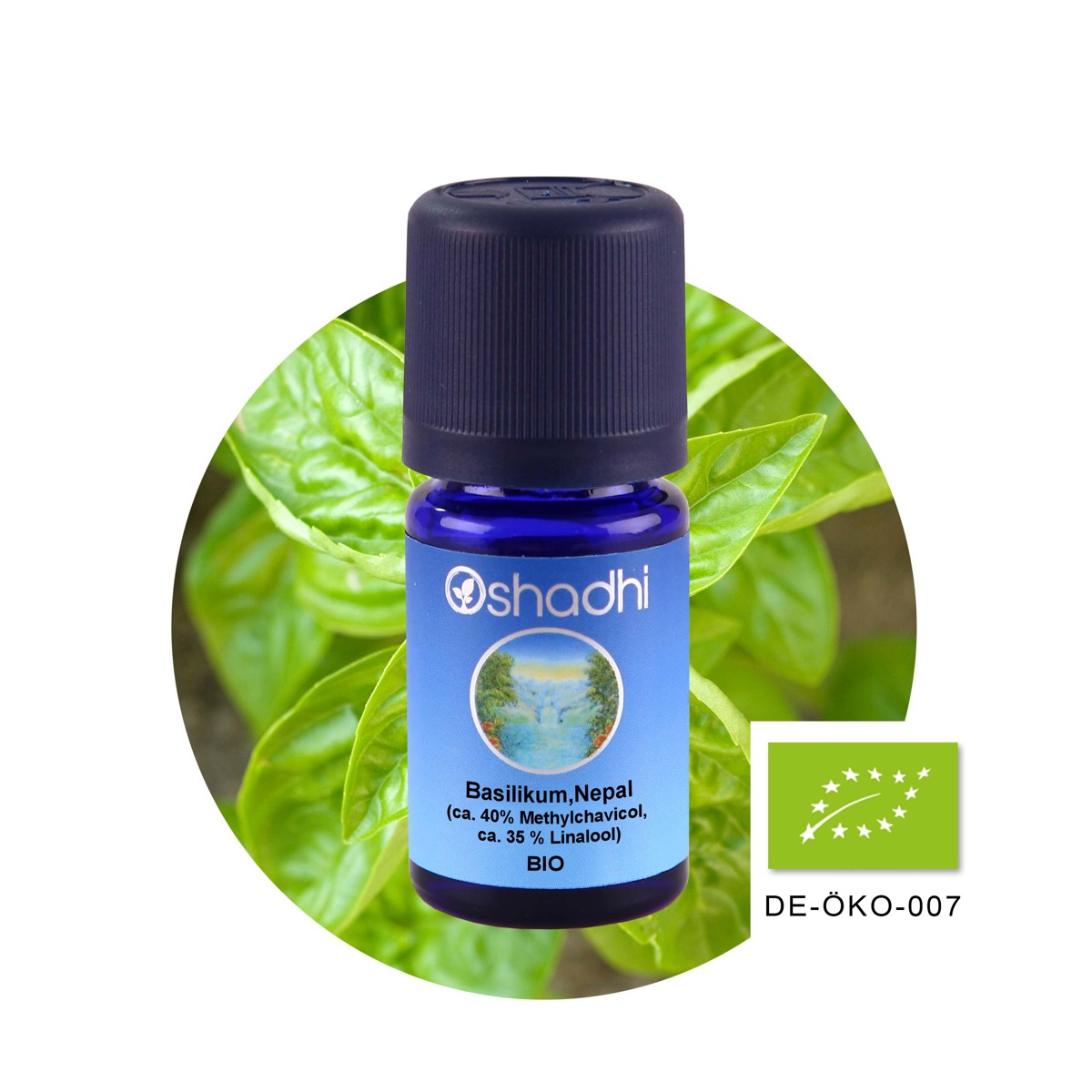 尼泊爾羅勒精油（約40%甲基胡椒酚／約35%沉香醇・EU-Bio）