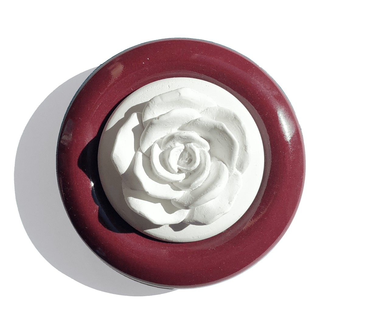 擴香石 Rose / Bordeaux roter Teller